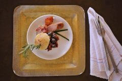 Caponata-and-roasted-sausage
