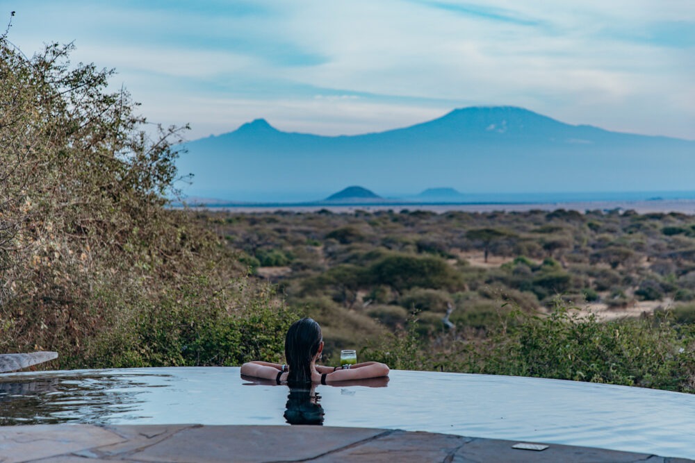 Ol Donyo Lodge pool