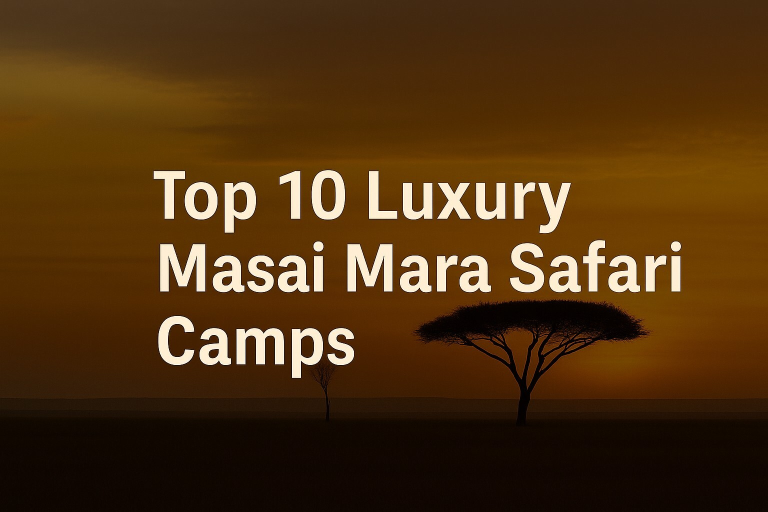 Mara Mara top 10 Camps