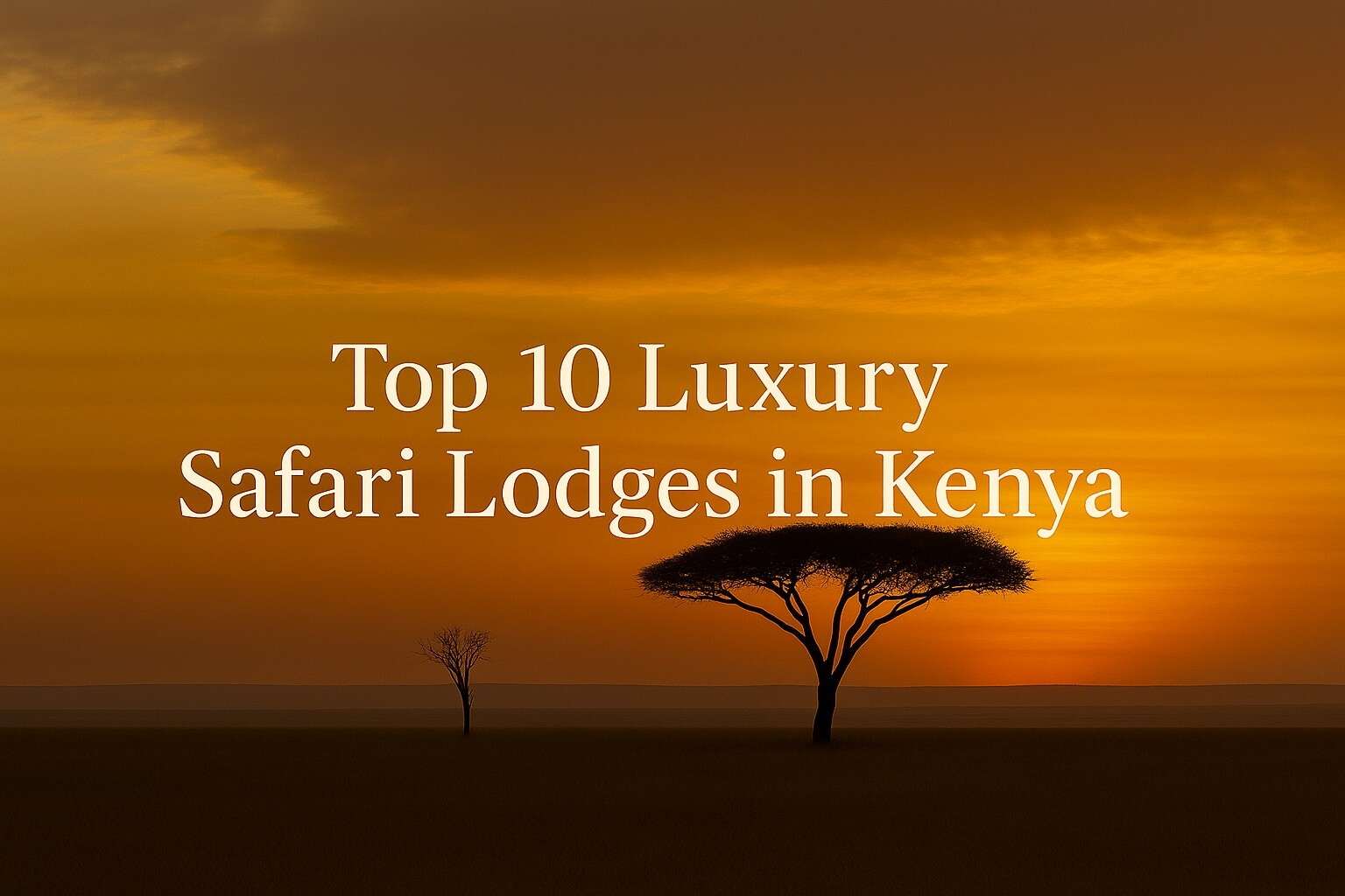 Top Luxury 2026 Kenya Safari Lodges
