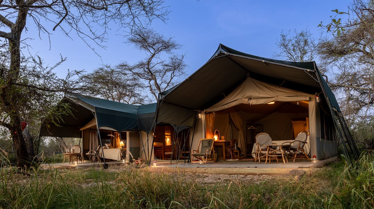 Porini Amboseli Camp Family Tent Exterior