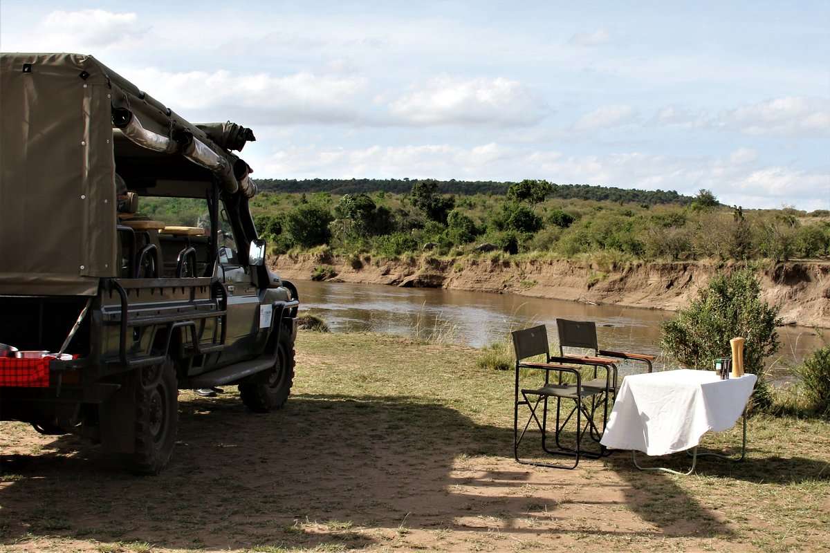 a mobile luxury safari camp